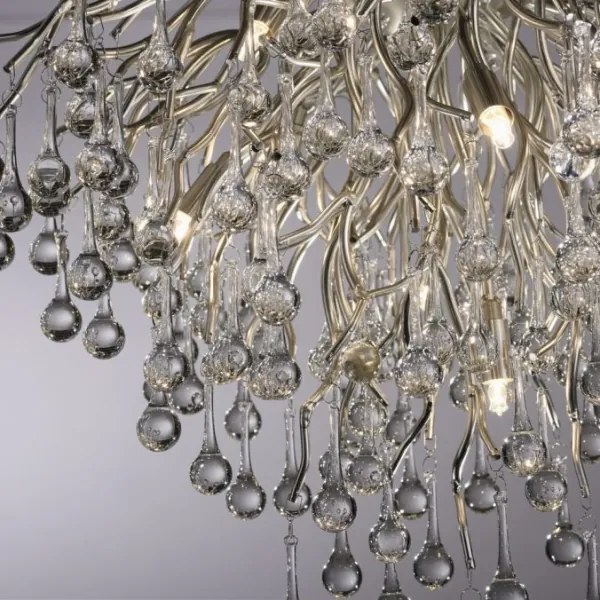 Paul Neuhaus 8091-55 - Felületre szerelhető csillár ICICLE 9xG9/40W/230V átm. 50 cm króm