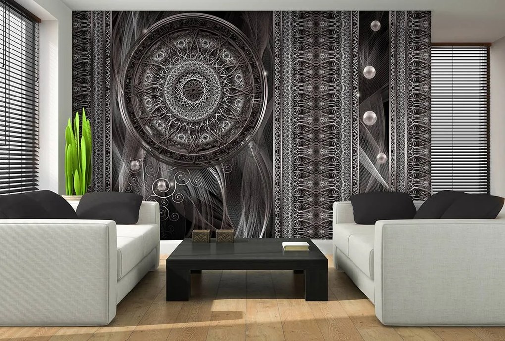 Fotótapéta - Fekete-fehér álmok absztrakciója (152,5x104 cm)