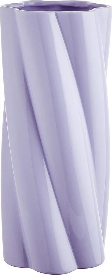 TWIST váza, világos lila 30cm