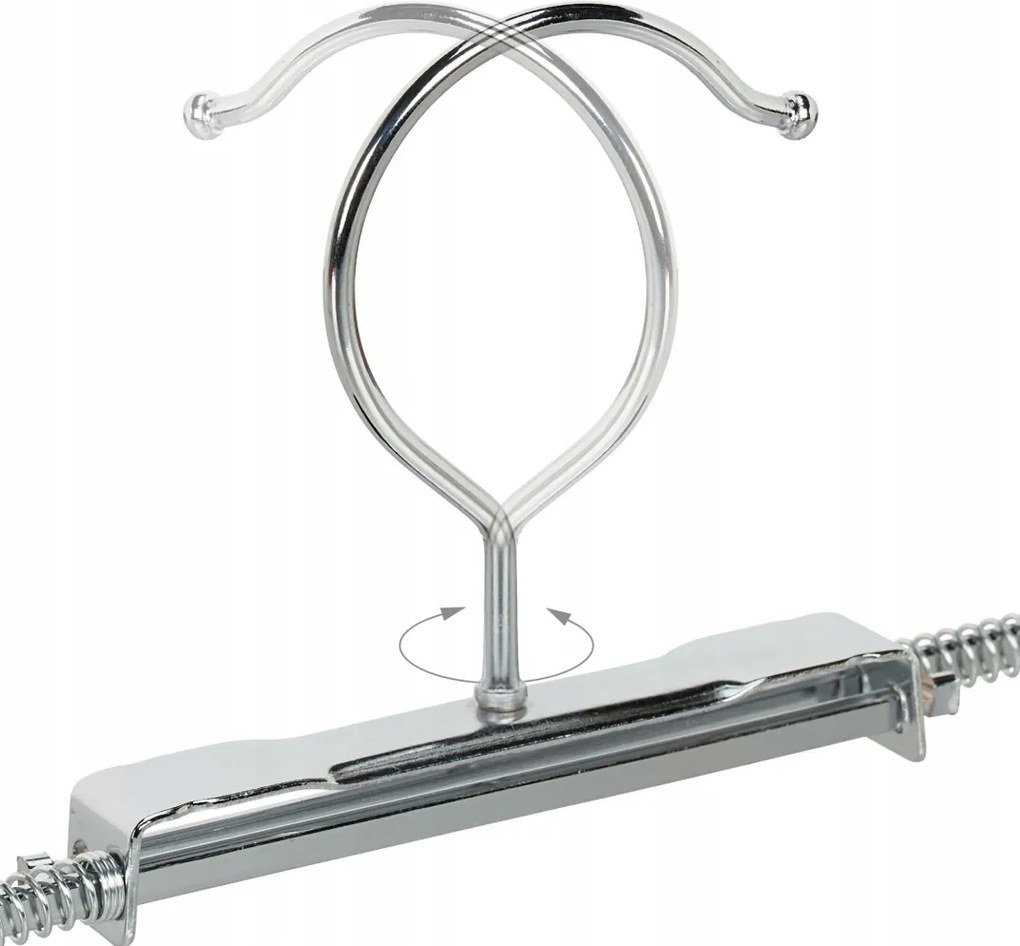 10 db-os nadrágakasztó szett relaxdays,méretek 11 x 50 x 1,2 cm