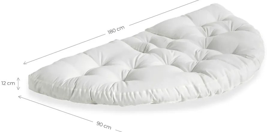 Design OUT™ Nido White kinyitható fehér kültéri fotel - Karup Design