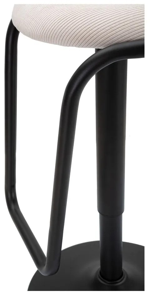 Fehér-fekete kárpitozott állítható magasságú bárszék (ülésmagasság 61 cm) Destiny – Mauro Ferretti