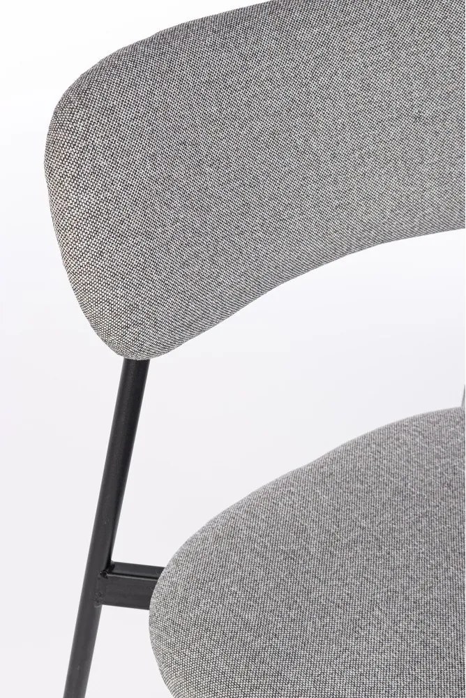 Szürke kárpitozott étkezőszék Inka – Yes Everyday