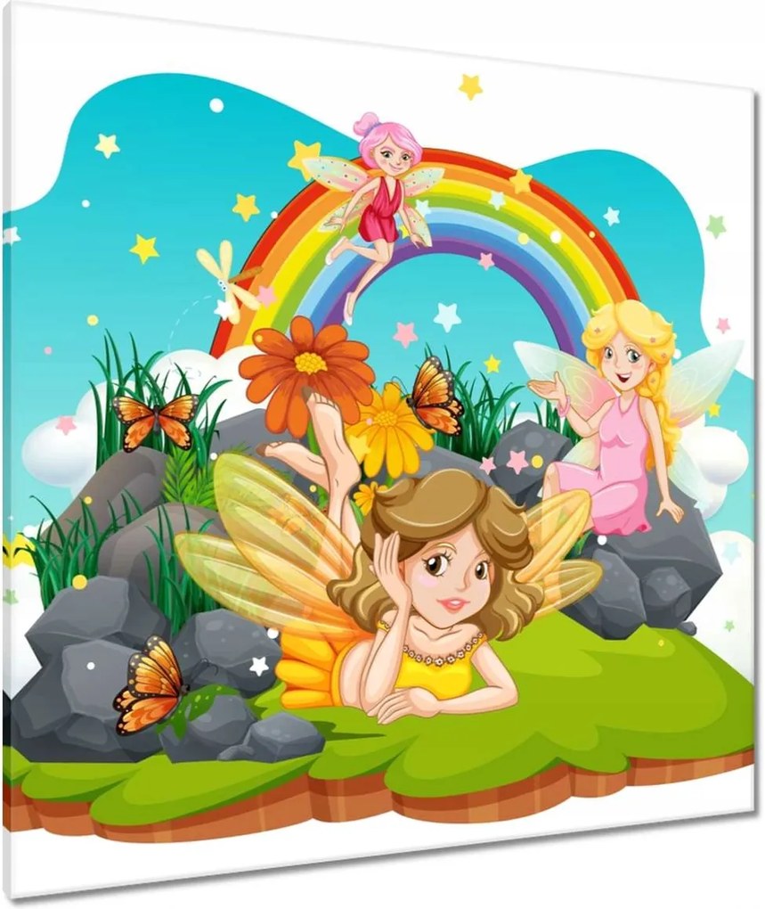 Vászonkép 90x90 Gyönyörű tündérek
