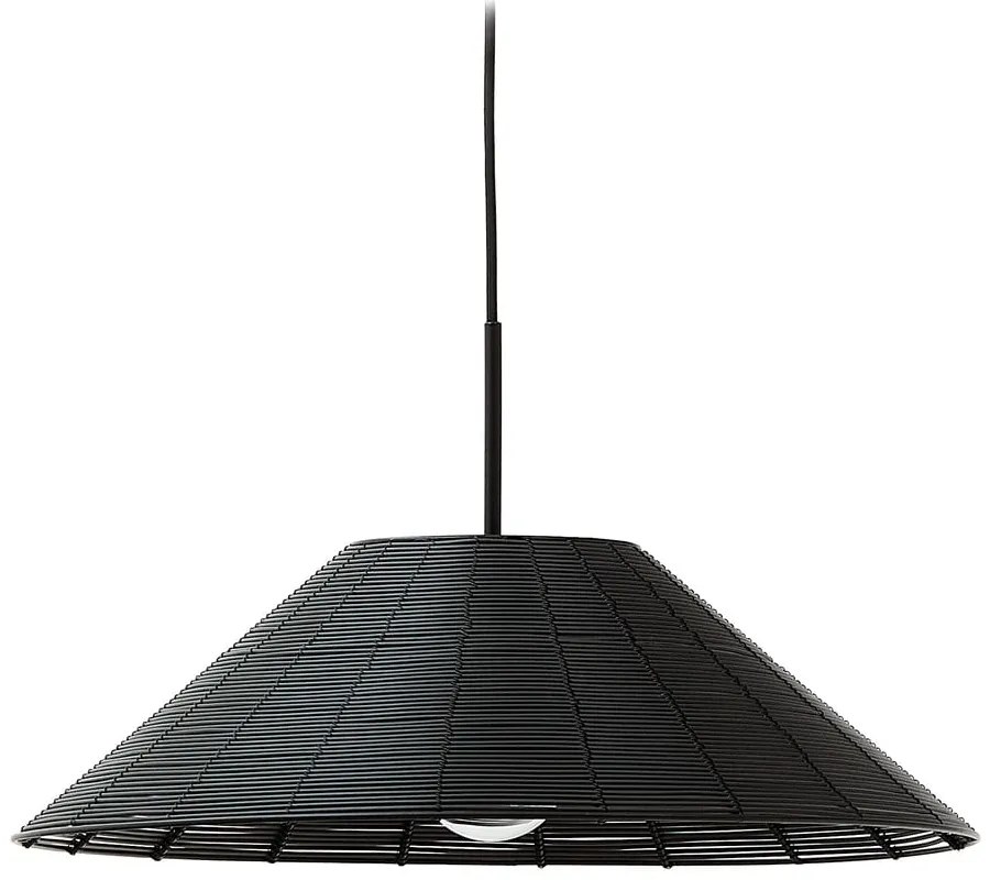 Fekete lámpabúra ø 50 cm Saranella – Kave Home