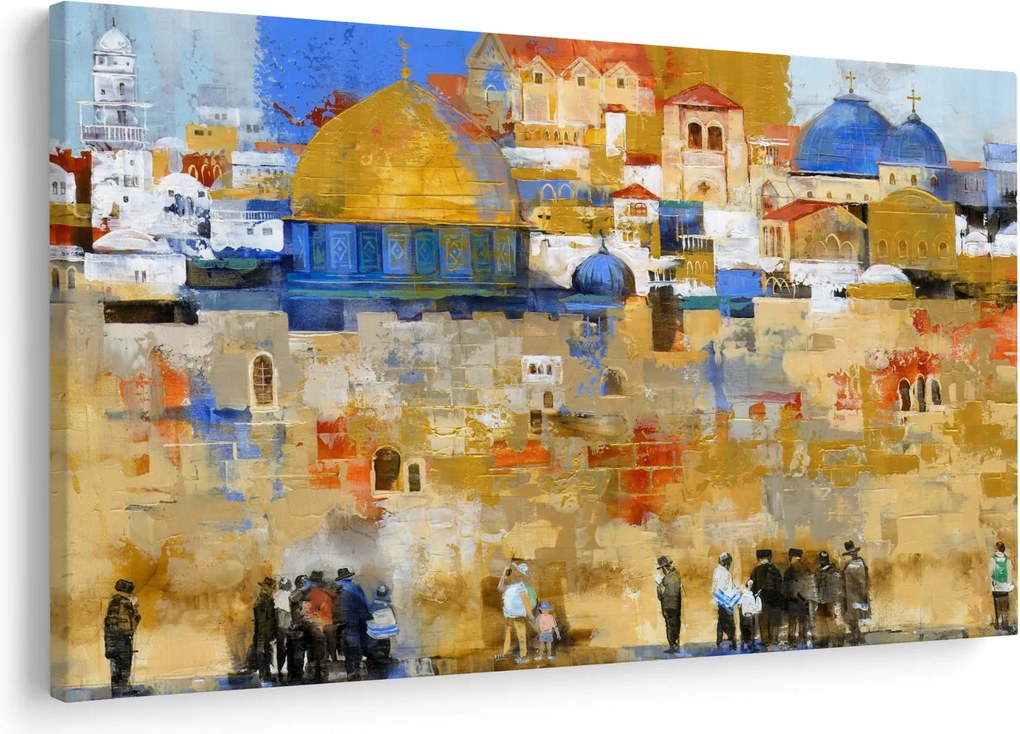 Kép - siratófal, Jerusalem, Israel (90x60 cm)