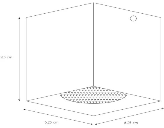 Lucide 09101/01/30 - Spotlámpa BODI 1xGU10/50W/230V