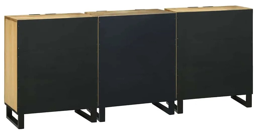 Fürdőszoba bútor szett fiókkal 3 pcs Barna 180 x 33 x 75 cm