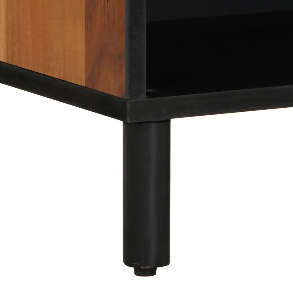 TV Szekrény 80x31,5x46 cm Tömör Akácfából