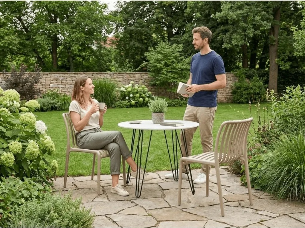 Műanyag szék TREGO, bézs