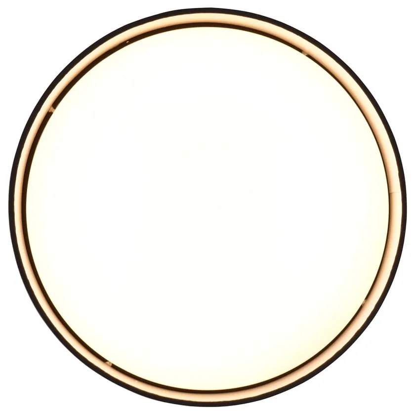 Fekete LED mennyezeti lámpa ø 30 cm Locarno – Trio
