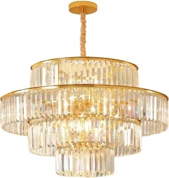 Palazzo kristály csillár arany 60 cm 10xE14