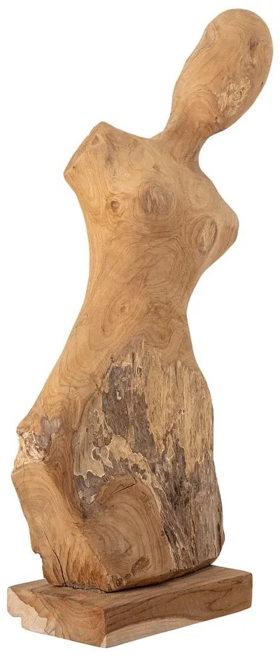Leona teakfa szobor, magasság 70 cm - Bloomingville