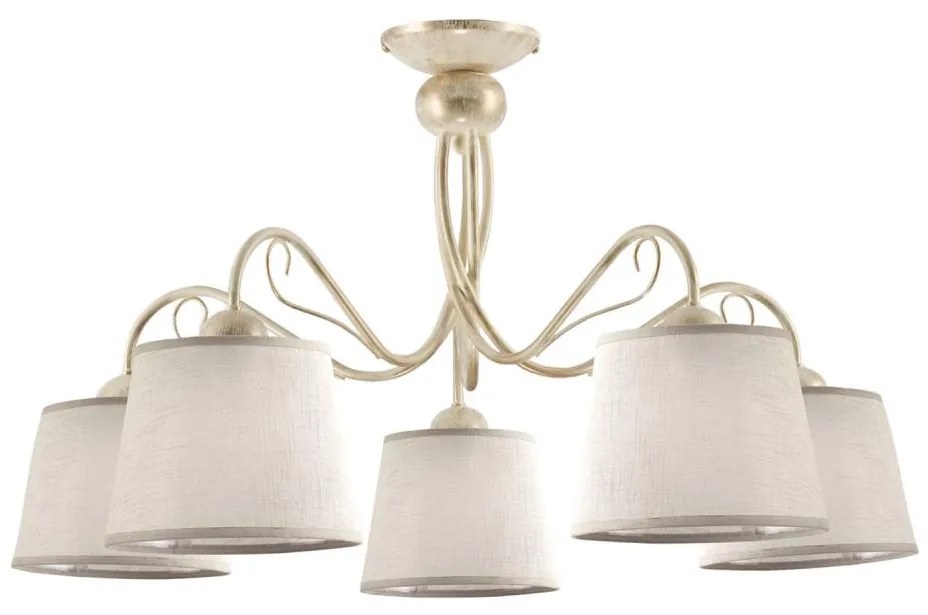 Jupiter 1358 - KM 5 PE - KAMELIA mennyezeti lámpa 5xE27/60W/230V