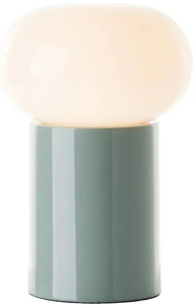 Brilliant - Asztali lámpa KNUT 1xE27/25W/230V zöld/fehér