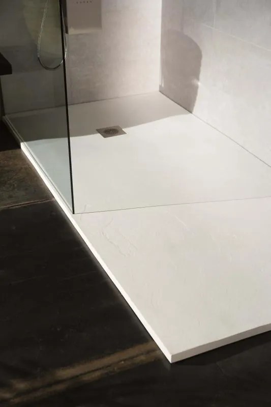 AREZZO design SOLIDSoft zuhanytálca 90x90 cm, FEHÉR, színazonos lefolyóval (2 doboz)