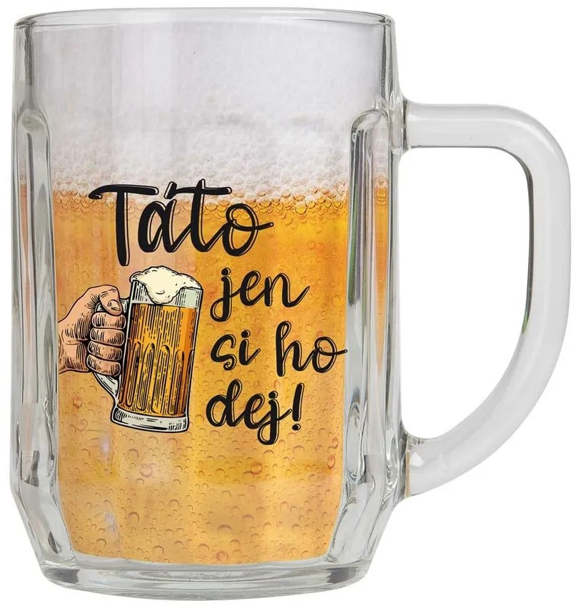 Bohemia Gifts Ajándék pohár - Apukának , 500 ml
