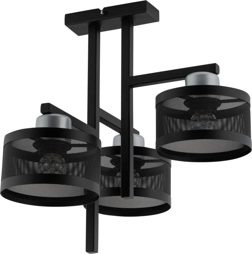 SIGMA LIGHTING 32138 OFF Ernyős Mennyezeti Lámpa Fekete, Ezüst E27 IP20