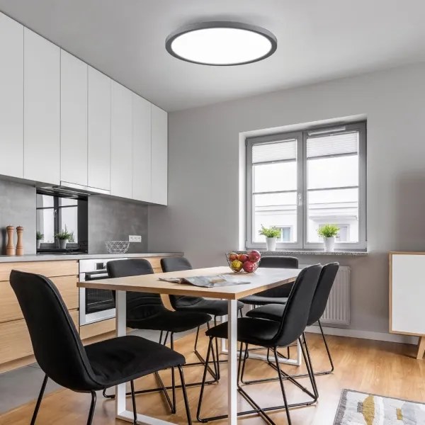 Leuchten Direkt 15571-18-LED Dimmelhető mennyezeti lámpa FLAT LED/23,5W/230V + távirányító