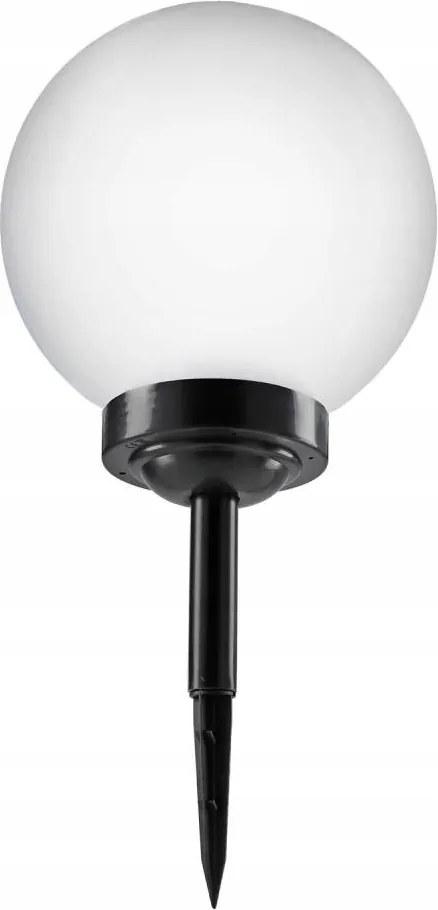 LED napelemes lámpa LED/1,2 V 6500 K 200 mAh Ø 25 cm IP44 fehér/fekete