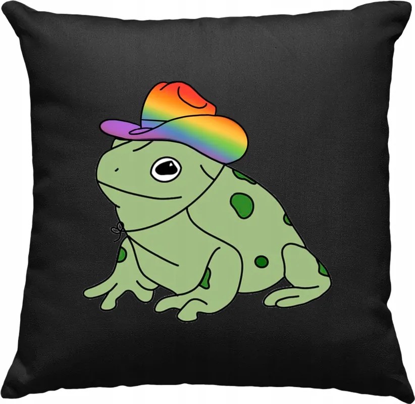 Béka párna béka mem lgbt 2 fekete