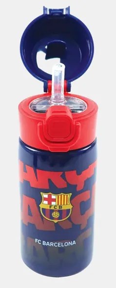FC Barcelona Barca alumínium szívószálas kulacs 500 ml