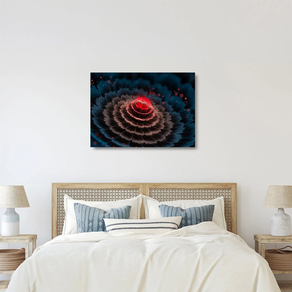 Az absztrakció képe (üvegen) (70x50 cm)