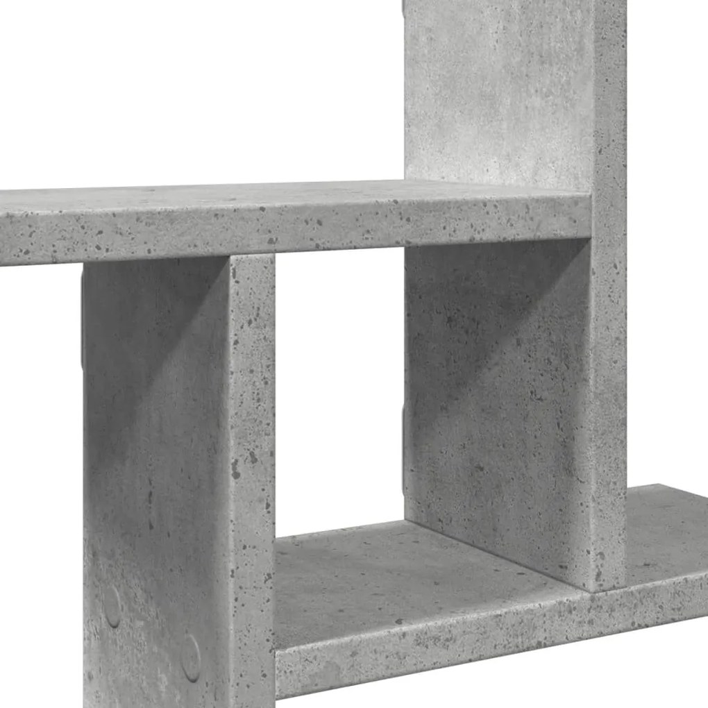 2 db betonszürke szerelt fa fali polc 38 x 12 x 38 cm