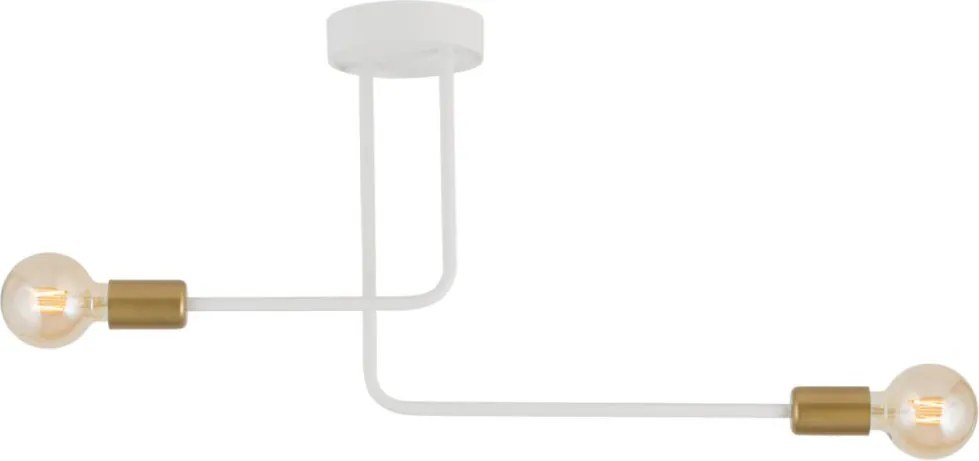 SIGMA LIGHTING 32379 GINO Mennyezeti Csillár Fehér, Arany E27 IP20