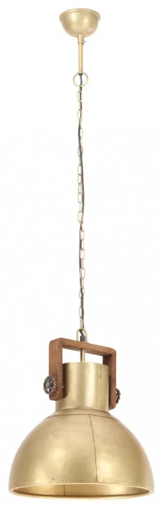 kerek sárgaréz ipari függőlámpa 25 W 40 cm E27