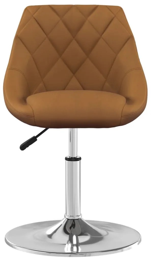 6 db barna bársony dönthető étkezőszék