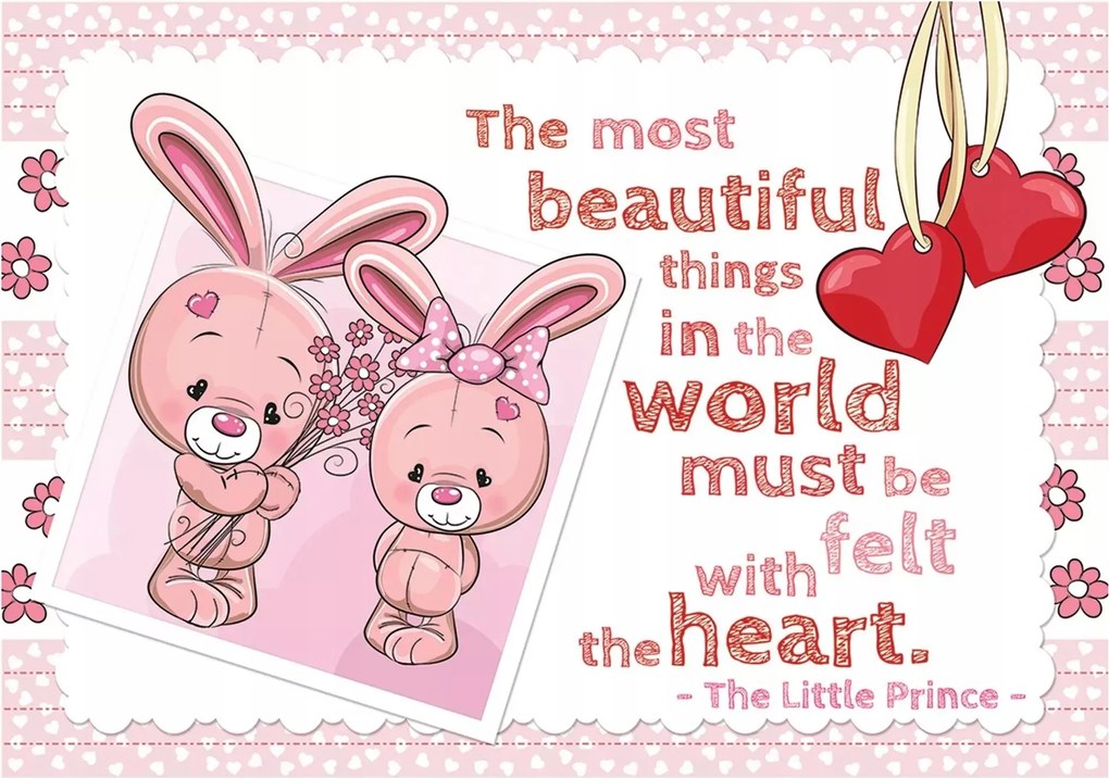 Gyerek fotótapéta aranyos nyuszik 368 x 254