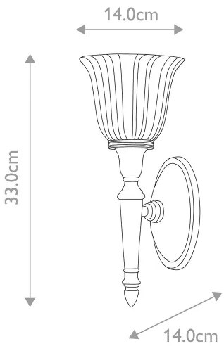 Elstead BATH-DRYDEN1-PC - LED Fürdőszobai lámpa DRYDEN 1xG9/3W/230V IP44