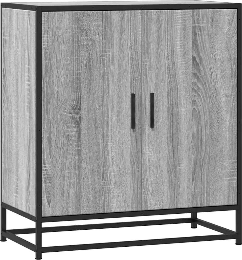 vidaXL szürke sonoma színű szerelt fa tálalószekrény 68 x 35 x 76 cm