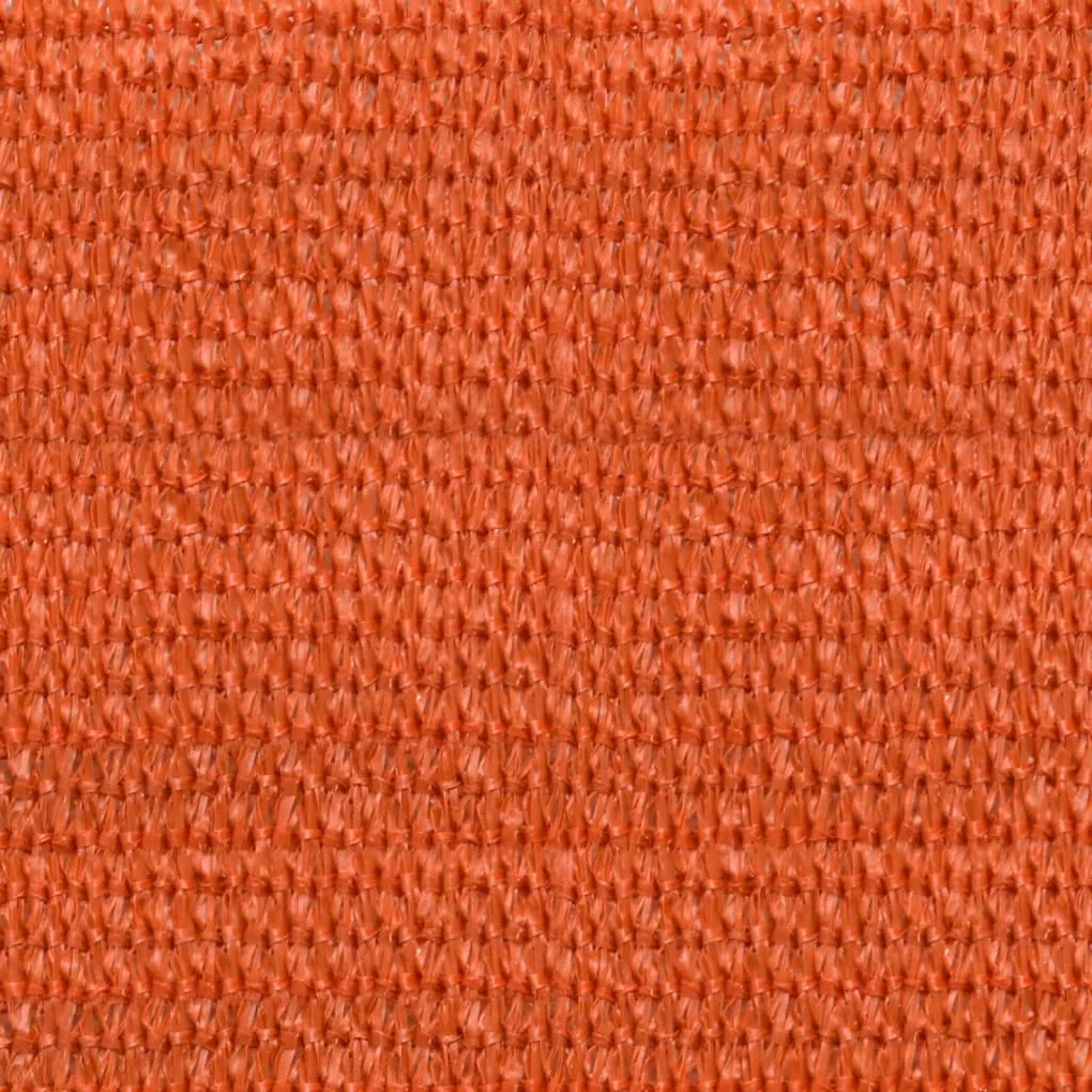 narancssárga HDPE napvitorla 160 g/m² 2 x 3,5 m
