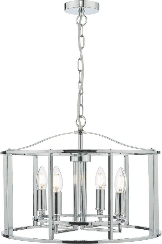 Dar Lighting klasszikus csillár myka csiszolt króm darmyk0450