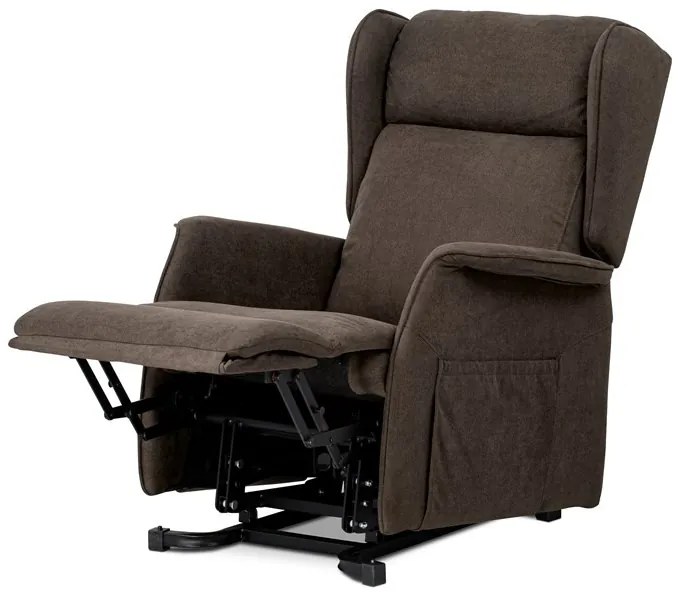 Elektromos Fekvőfotel, Barna Szövet. TV-1190 BR2