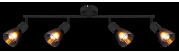 Globo 54312-4 - Spotlámpa SATELLA 4xE14/25W/230V fekete