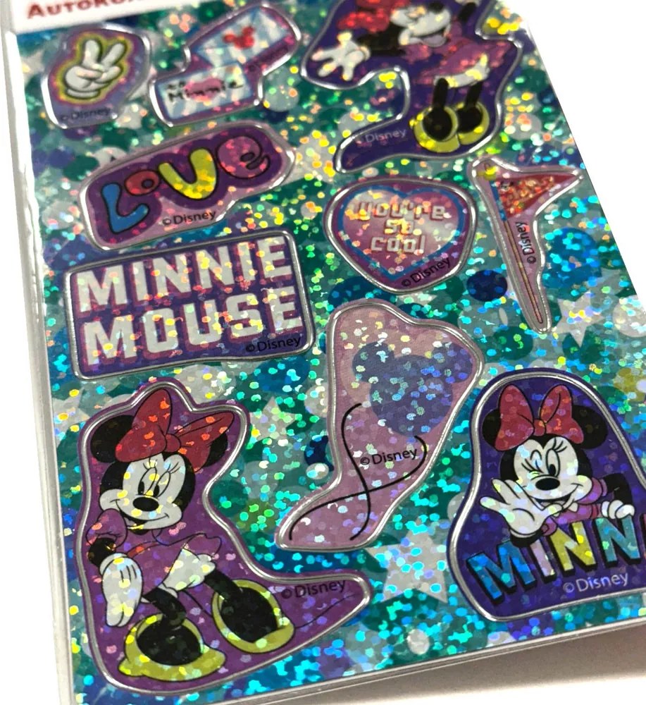 Disney Minnie Smiles hologrammos matrica szett