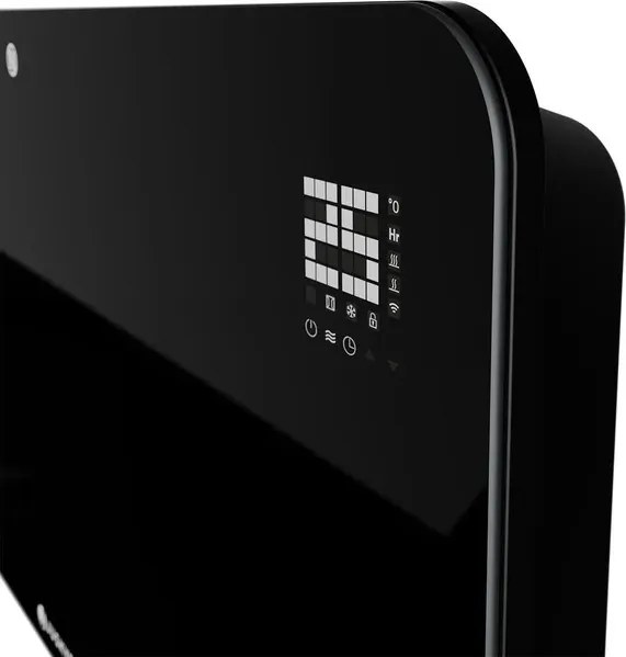 Juskys 2000W elektromos hősugárzó – fekete