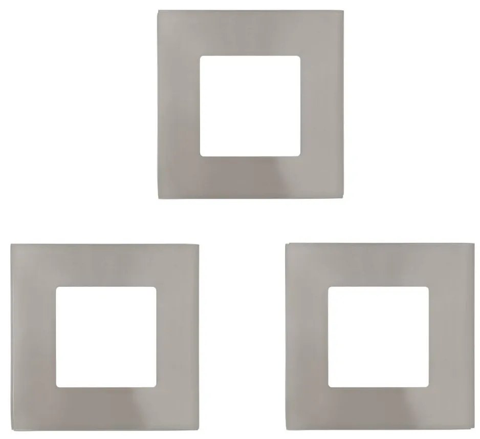 Eglo 94735 - 3 darabos FUEVA LED süllyesztett lámpatest szett 1xLED/2,7W/230V