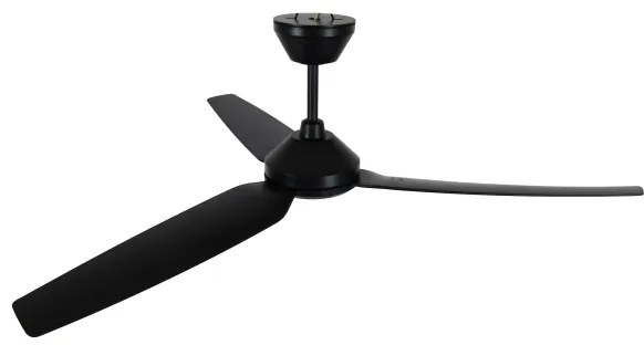 Lucci air 21616349 - Mennyezeti ventilátor POLIS IP55 fekete + távirányítás