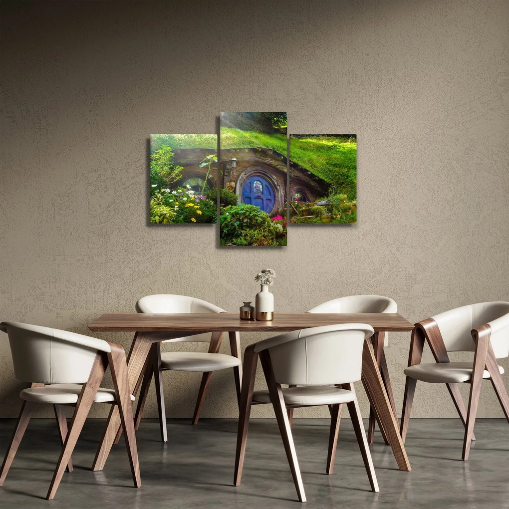 Kép - Hobbitfalva (90x60 cm)