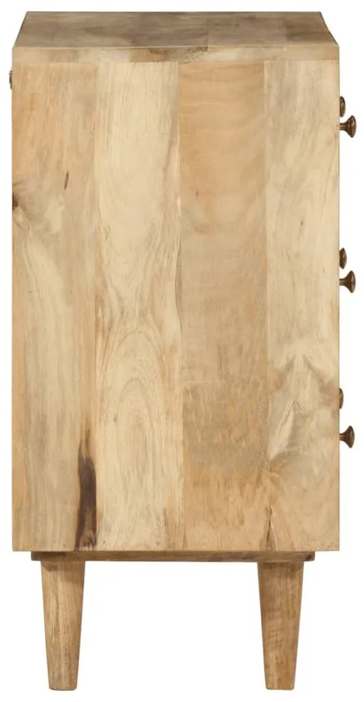 tömör mangófa fiókos szekrény 70 x 35 x 70 cm