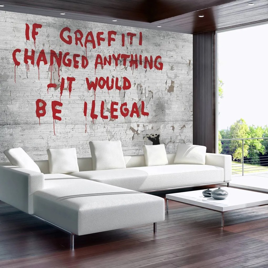 Fotótapéta - Graffiti felirat (152,5x104 cm)