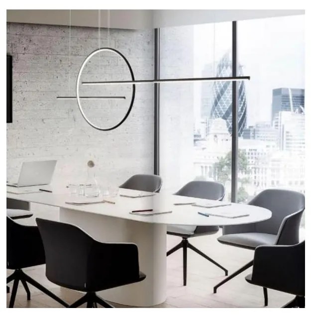 Redo 01-1737 - GIOTTO LED/56W/230V állítható fekete függeszték