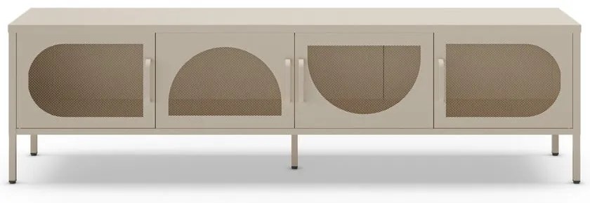 Krémszínű TV-állvány 180x50 cm Tayra – Marckeric