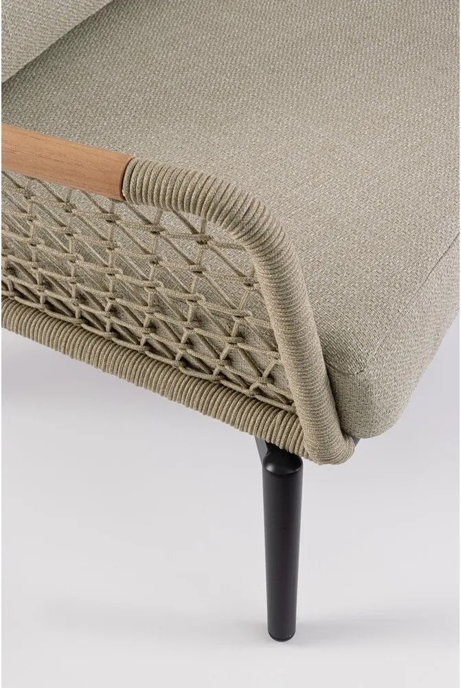 Világosbarna akácfa kerti kanapé Eulero – Bizzotto