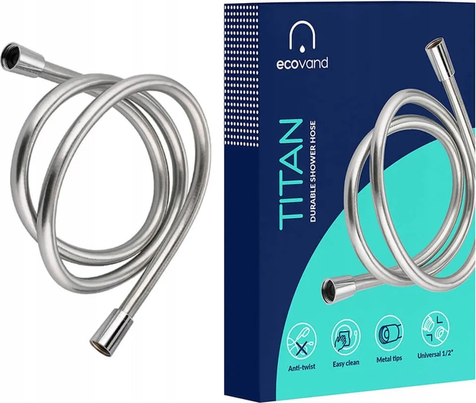 elpusztíthatatlan robusztus Zuhanytömlő nem csavarodik Ecovand Titan 150cm