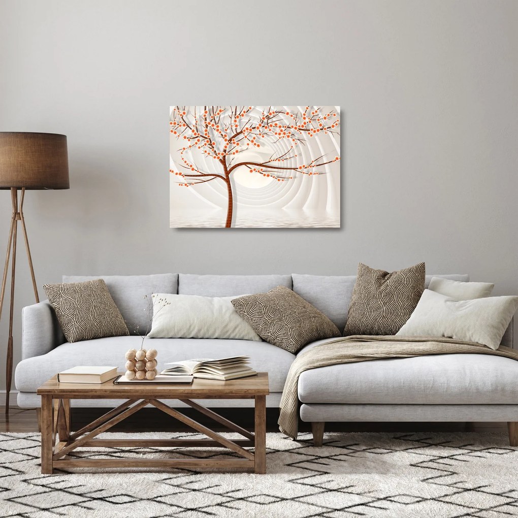 Kép - Fa a végtelenben (üvegen) (70x50 cm)